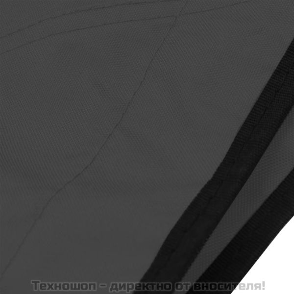 Тента за лодка, 4 дъги, антрацит, 243x210x137 см