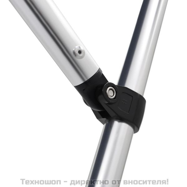 Тента за лодка, 4 дъги, антрацит, 243x210x137 см