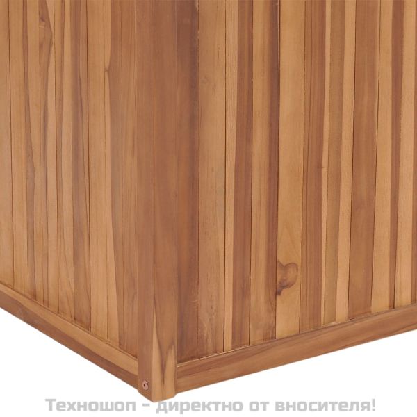 Повдигната леха, 100x50x70 см, тиково дърво масив