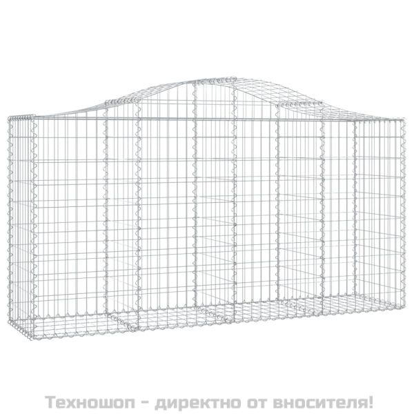 Габионни кошници арка 13 бр 200x50x100/120см поцинковано желязо