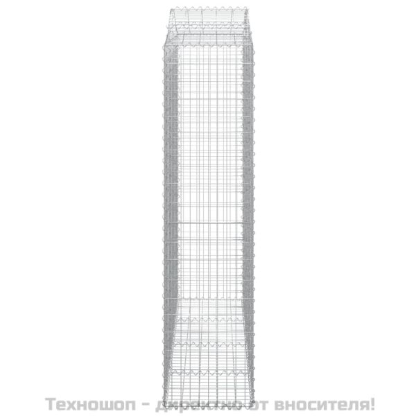 Габионни кошници арка 2 бр 200x50x200/220 см поцинковано желязо