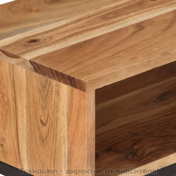 ТВ шкаф, 160x30x45 см, акациево дърво масив