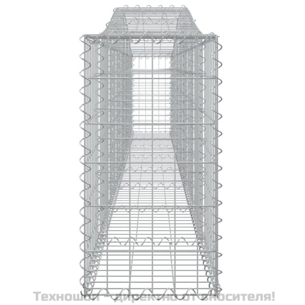 Габионни кошници арка 9 бр 400x30x60/80 см поцинковано желязо