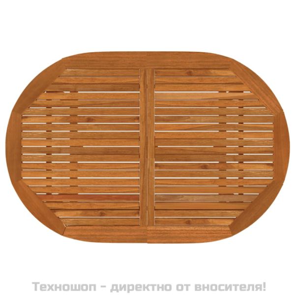 Градинска маса, 200x100x75 см, евкалиптово дърво масив