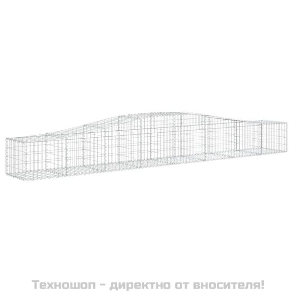 Габионни кошници арка 10 бр 400x50x40/60 см поцинковано желязо