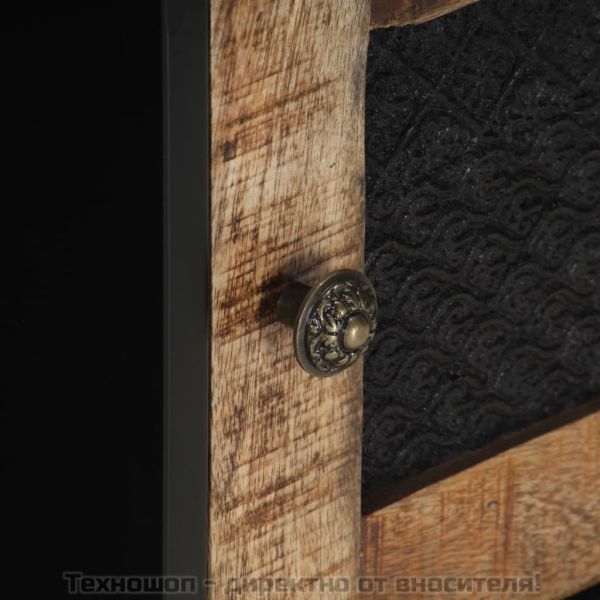 Маса за кафе, 90x50x35 см, грубо мангово дърво масив