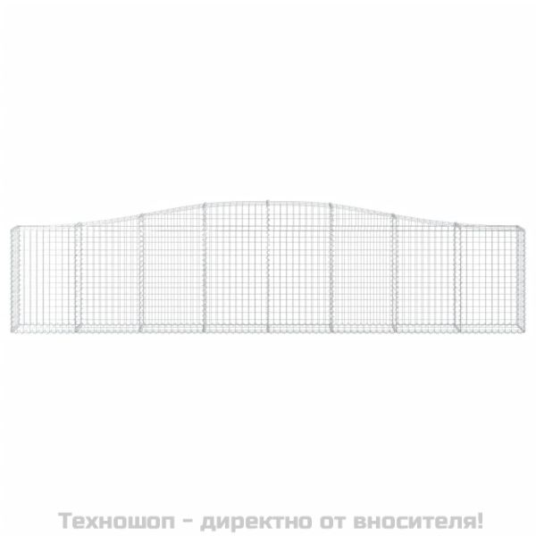 Габионни кошници арка 5 бр 400x30x80/100 см поцинковано желязо