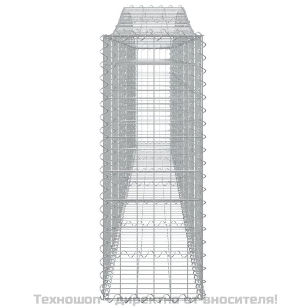 Габионни кошници арка 5 бр 400x30x80/100 см поцинковано желязо