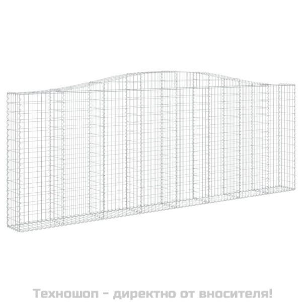 Габионни кошници арка 5 бр 400x30x140/160 см поцинковано желязо