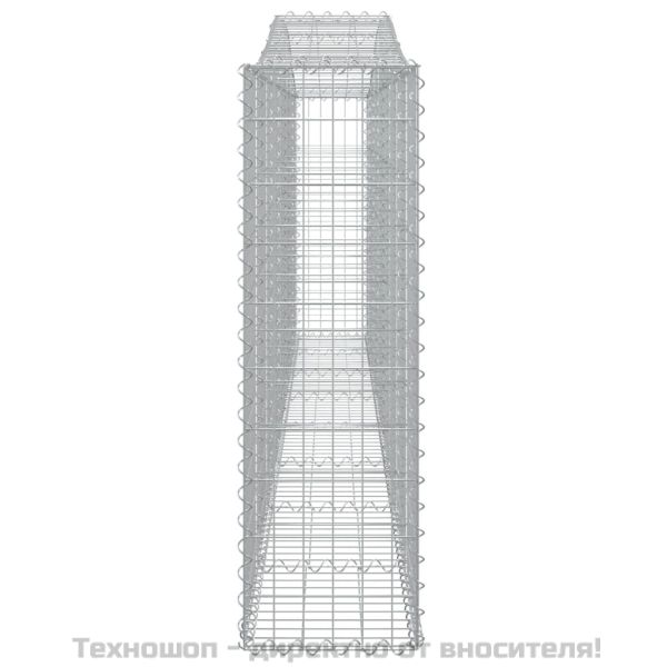 Габионни кошници арка 6 бр 400x30x100/120 см поцинковано желязо