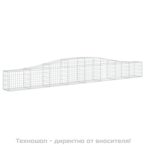 Габионни кошници арка 9 бр 400x30x40/60 см поцинковано желязо