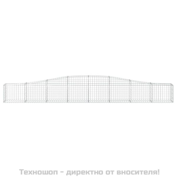Габионни кошници арка 9 бр 400x30x40/60 см поцинковано желязо
