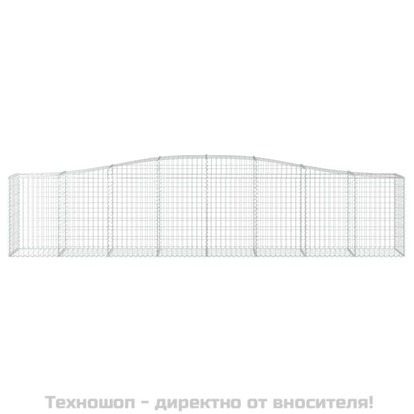 Габионни кошници арка 5 бр 400x50x80/100 см поцинковано желязо