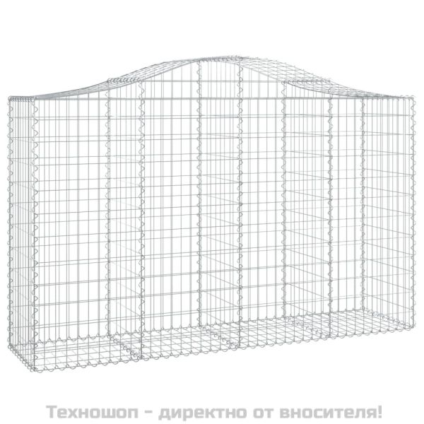 Габионни кошници арка 12 бр 200x50x120/140см поцинковано желязо