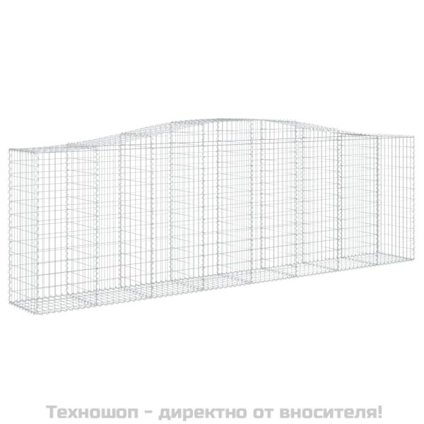 Габионни кошници арка 8 бр 400x50x120/140 см поцинковано желязо