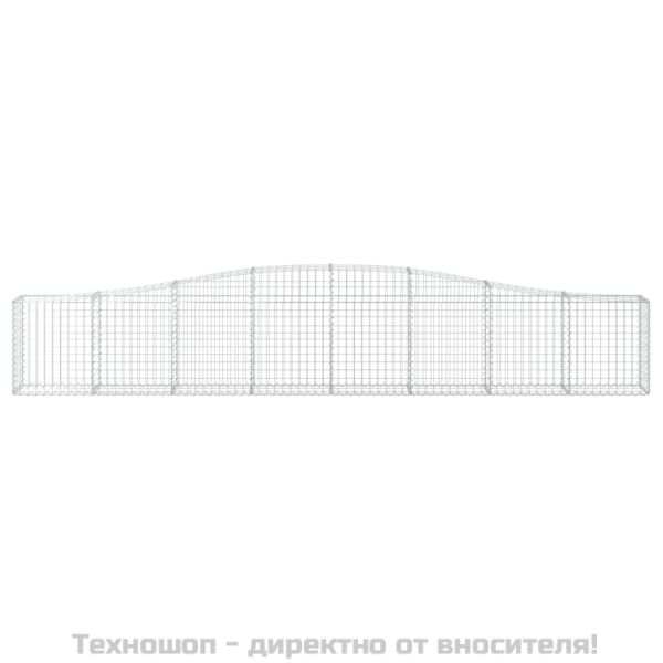 Габионни кошници арка 7 бр 400x30x60/80 см поцинковано желязо