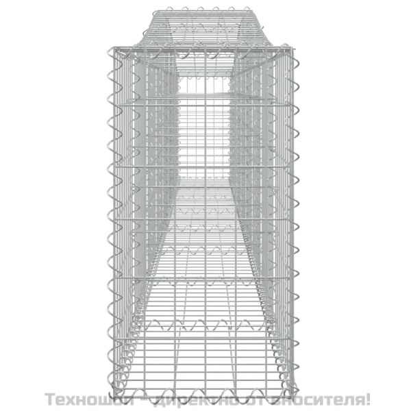 Габионни кошници арка 7 бр 400x30x60/80 см поцинковано желязо