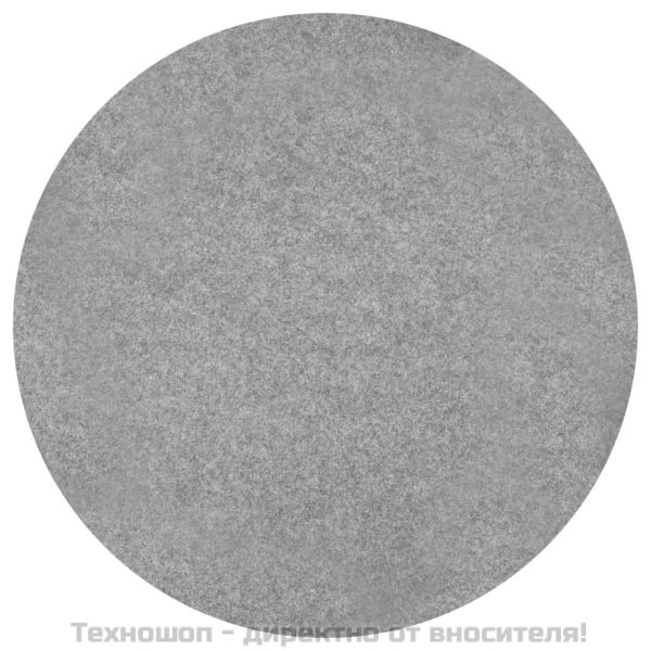 Изкуствена трева с шипове, диаметър 130 см, сива, кръгла