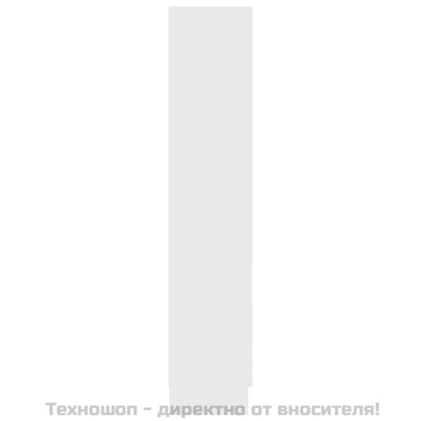 Библиотека, бяла, 82,5x30,5x150 см, инженерно дърво