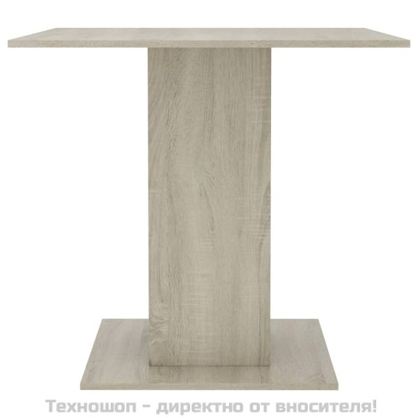 Трапезна маса, дъб сонома, 80x80x75 см, ПДЧ