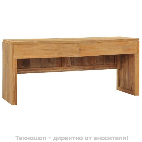 ТВ шкаф, 100x35x45 cм, тиково дърво масив