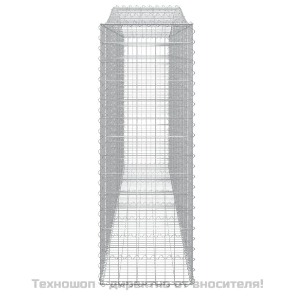 Габионни кошници арка 6 бр 400x50x140/160 см поцинковано желязо