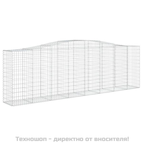 Габионни кошници арка 6 бр 400x50x120/140см поцинковано желязо
