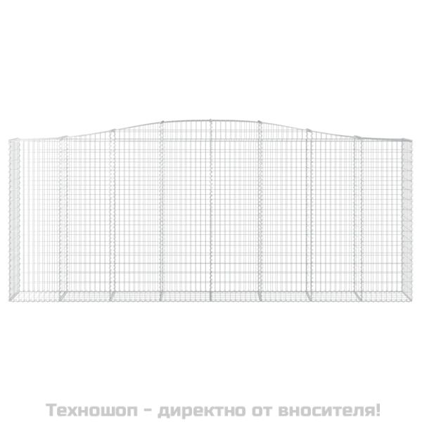 Габионни кошници арка 7 бр 400x50x160/180 см поцинковано желязо