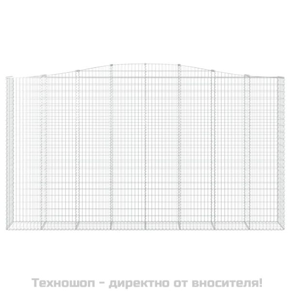 Габионни кошници арка 3 бр 400x50x220/240 см поцинковано желязо