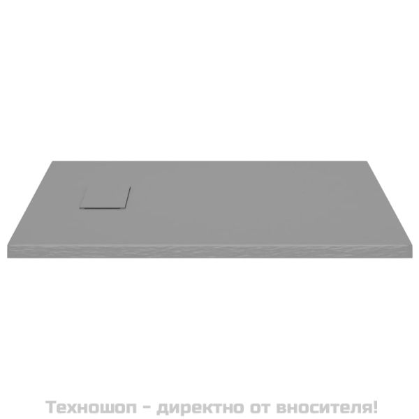 Душ корито, SMC, сиво, 90x70 см