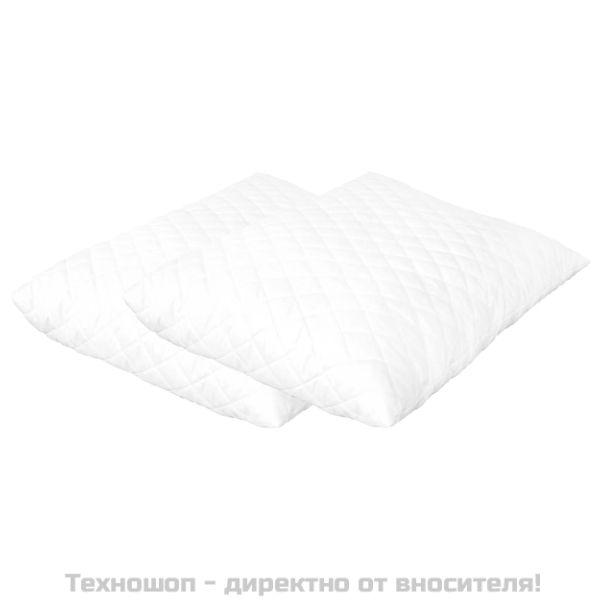 Възглавници, 2 бр, 70x60x14 см, мемори пяна