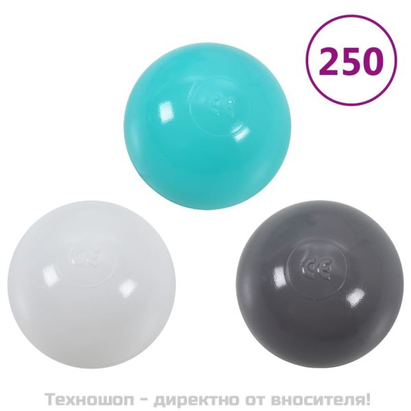 Палатка за игра с 550 топки 123x120x126 см