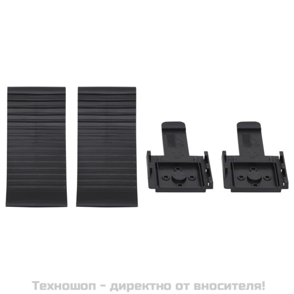 Клинове за гуми, 2 бр, 25x10x11,5 см, пластмаса