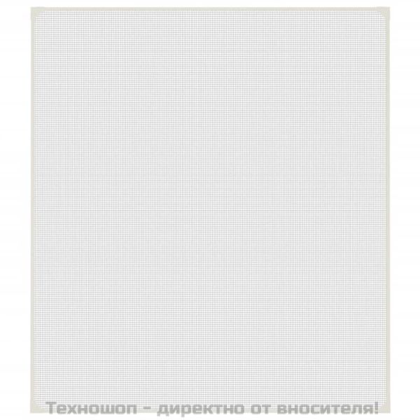 Магнитна мрежа против насекоми за прозорци, бяла, 120x140 см