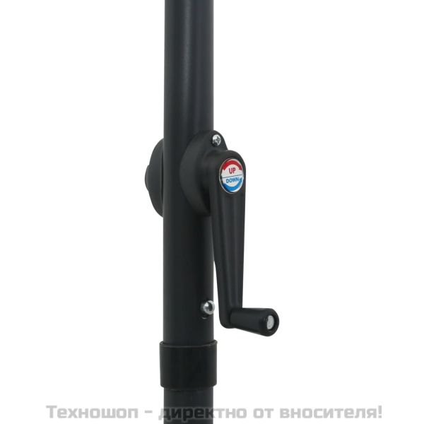 Чадър за слънце, зелен, 200x224 см, алуминий