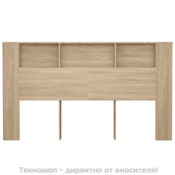 Табла за легло тип шкаф, дъб сонома, 180x18,5x104,5 см