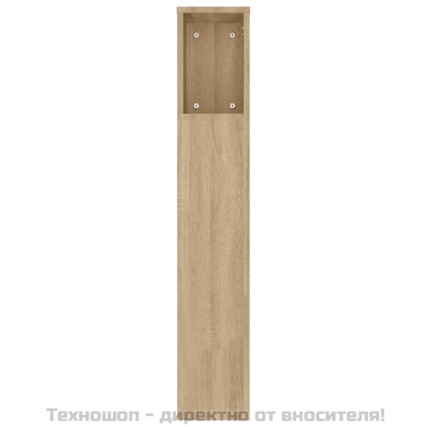 Табла за легло тип шкаф, дъб сонома, 180x18,5x104,5 см
