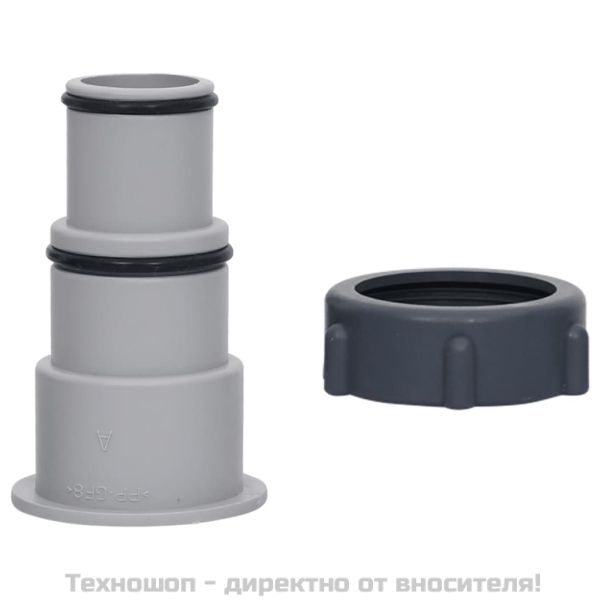 Адаптери за маркуч за басейн, 2 бр, пластмаса