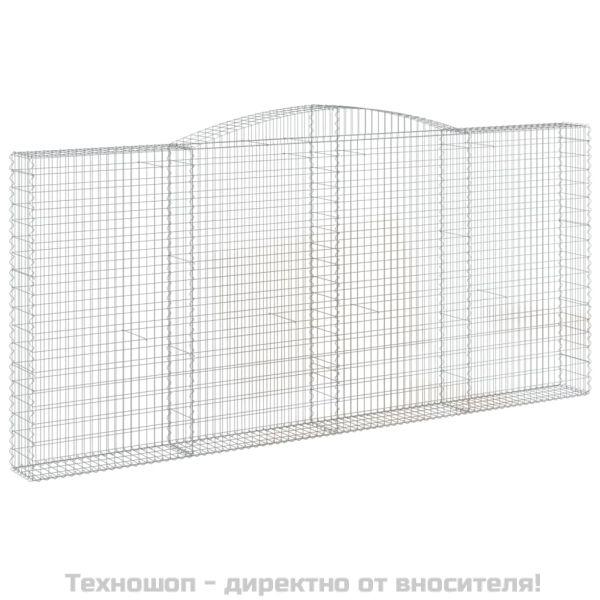 Габионни кошници арка 5 бр 400x30x180/200 см поцинковано желязо