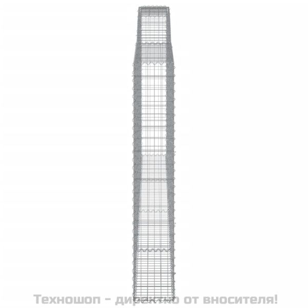 Габионни кошници арка 5 бр 400x30x180/200 см поцинковано желязо