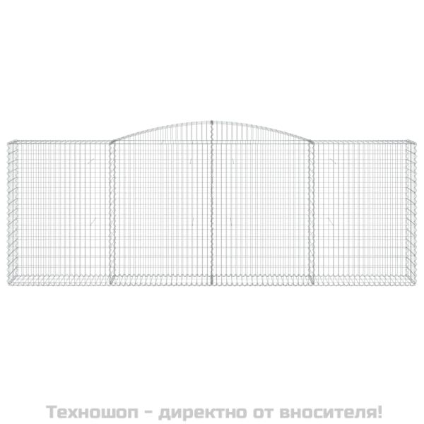 Габионни кошници арка 4 бр 400x50x140/160 см поцинковано желязо