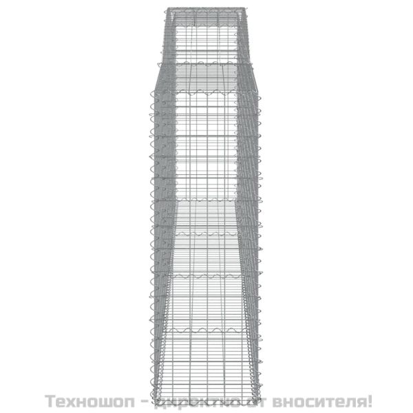 Габионни кошници арка 4 бр 400x50x140/160 см поцинковано желязо