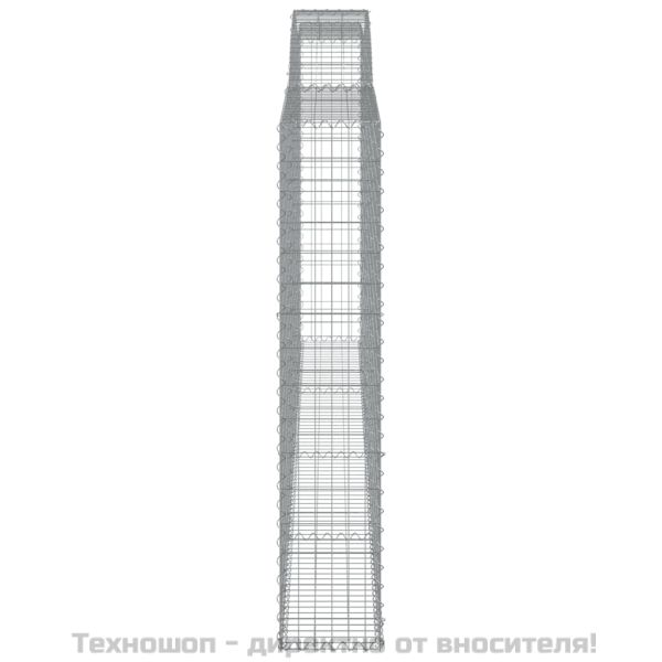 Габионни кошници арка 2 бр 400x30x160/180 см поцинковано желязо