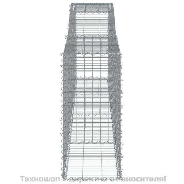 Габионни кошници арка 8 бр 400x50x100/120 см поцинковано желязо