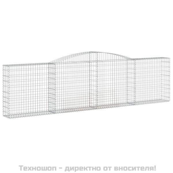 Габионни кошници арка 15 бр 400x30x100/120см поцинковано желязо