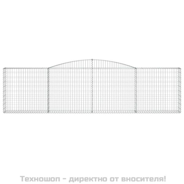 Габионни кошници арка 15 бр 400x30x100/120см поцинковано желязо