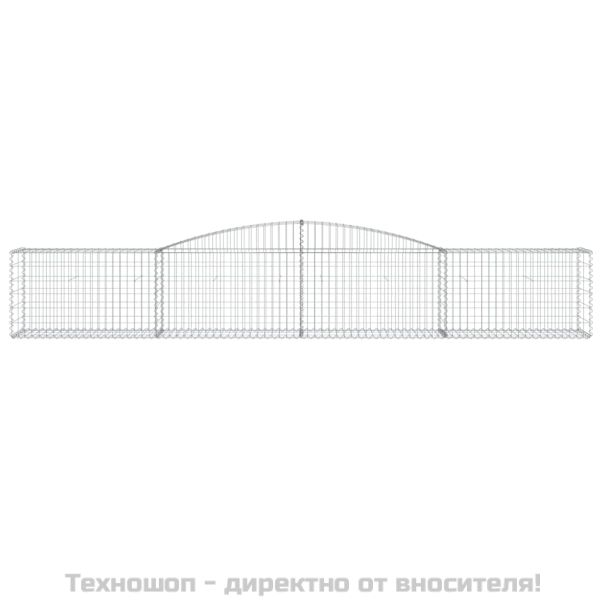 Габионни кошници арка 9 бр 400x50x60/80 см поцинковано желязо