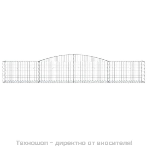 Габионни кошници арка 4 бр 400x50x60/80 см поцинковано желязо