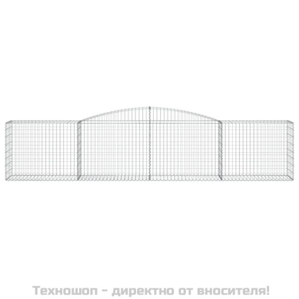 Габионни кошници арка 7 бр 400x50x80/100 см поцинковано желязо