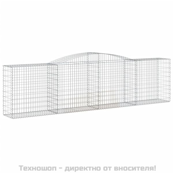 Габионни кошници арка 6 бр 400x50x100/120 см поцинковано желязо